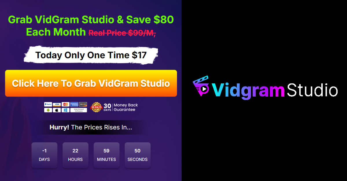 VidGram Studio Review, smart video